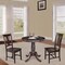 International Concepts 30 in. Round Top Pedestal Dining Table with 2 San Remo Chairs K15-30RT-C10-2 - alternate 1
